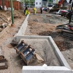 Neugestaltung Innenhof AWG Plauen 1