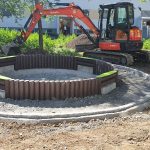 Neugestaltung Innenhof AWG Plauen